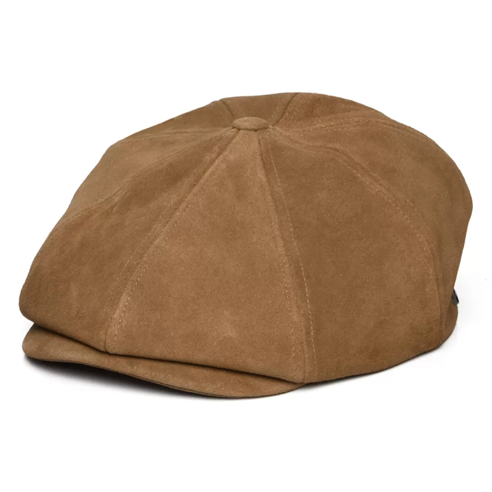 Casquettes Plates | Casquettes Plates^Brixton Casquette Gavroche en Daim Brood Reserve toffee