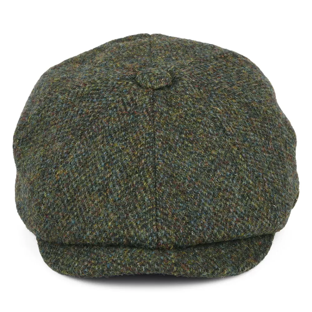 Casquettes Plates | Chapeaux Hiver^Failsworth Casquette Gavroche en Harris Tweed à Chevrons Carloway forêt