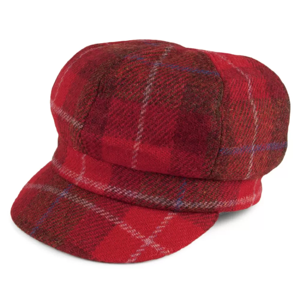 Chapeaux Hiver | Casquettes Plates^Failsworth Casquette Gavroche en Harris Tweed Gabby rouge