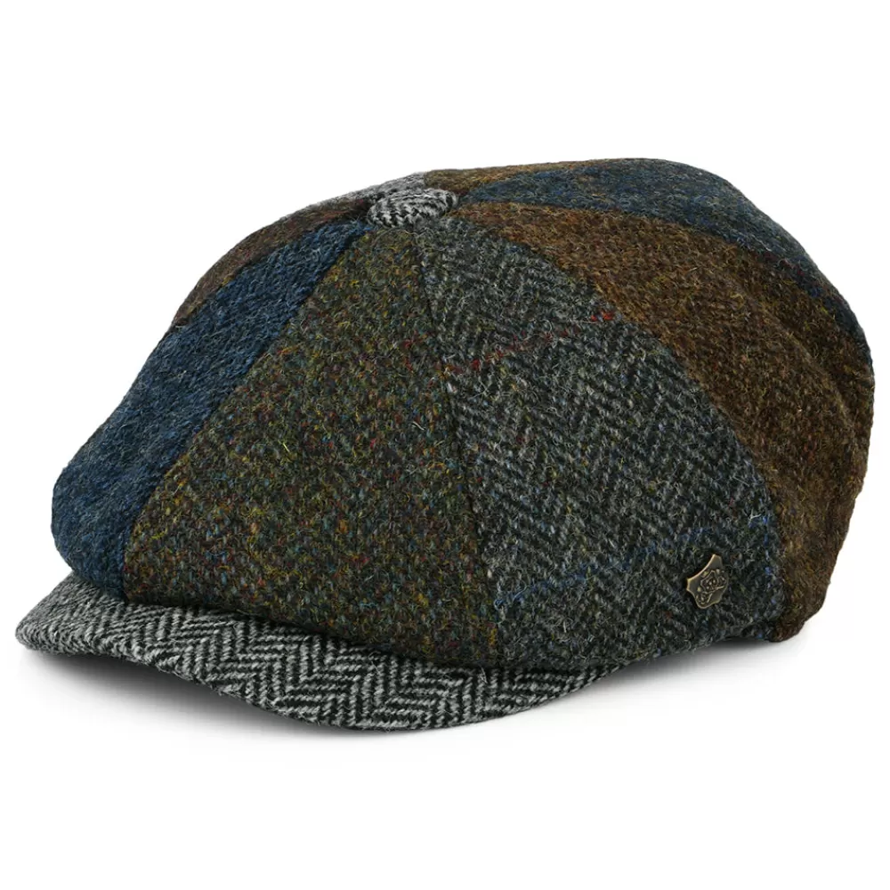 Casquettes Plates | Chapeaux Hiver^Failsworth Casquette Gavroche en Harris Tweed Lewis II multicolore