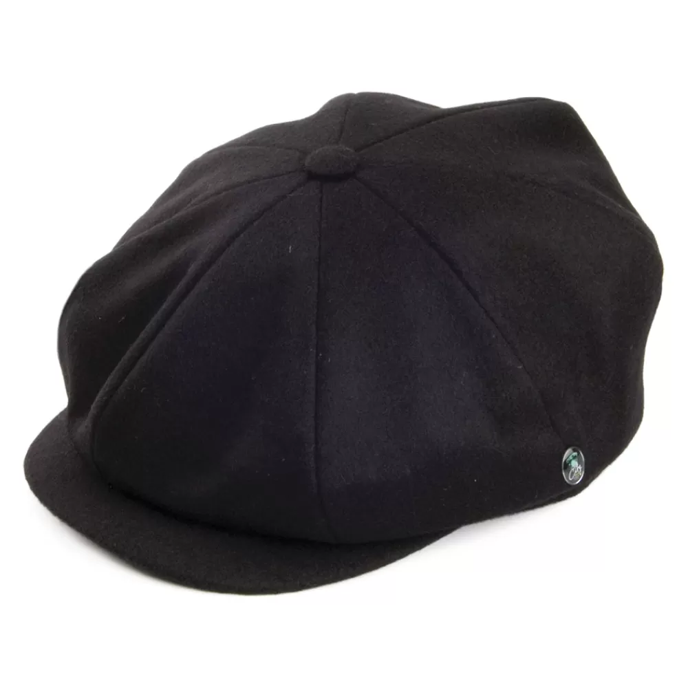 Casquettes Plates | Casquettes Femme^City Sport Casquette Gavroche En Laine Loden noir
