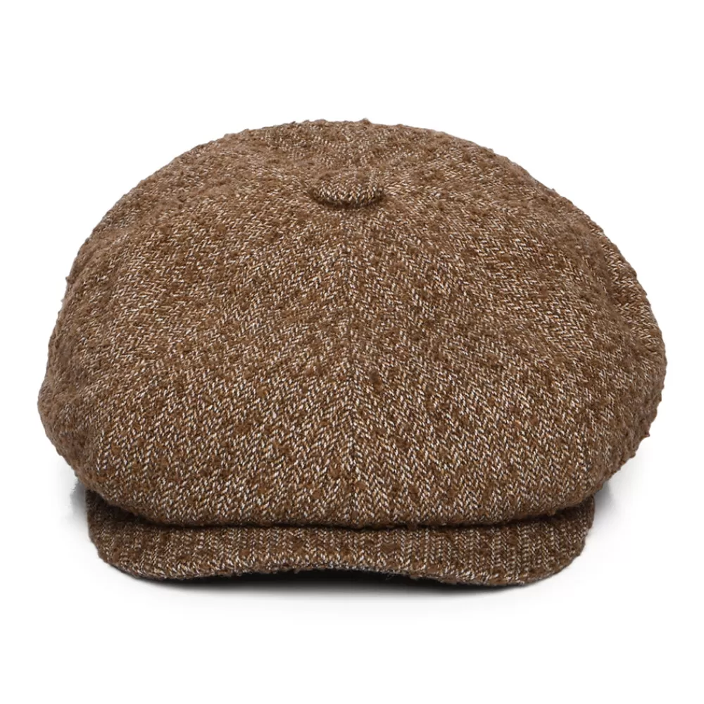 Casquettes Plates | Casquettes Plates^Bailey Casquette Gavroche en Laine Mélangée à Chevrons Cassell rouille