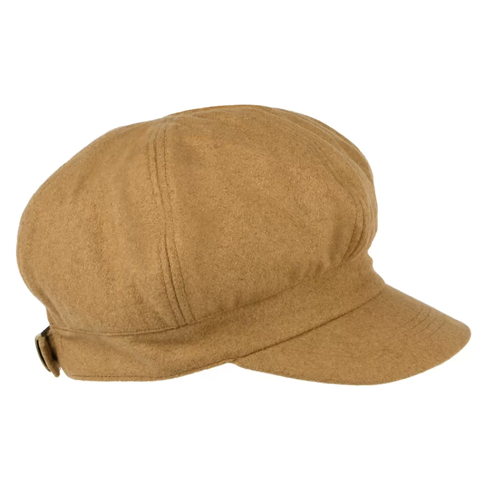 Chapeaux Hiver | Casquettes Plates^sur la tête Casquette Gavroche en Laine Mélangée camel SUR LA TÊTE