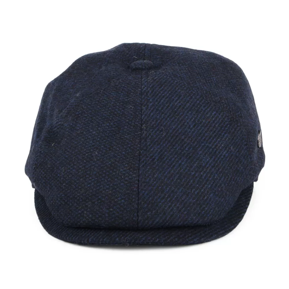 Casquettes Plates | Chapeaux Hiver^Failsworth Casquette Gavroche en Laine Mélangée Hudson Mix bleu marine