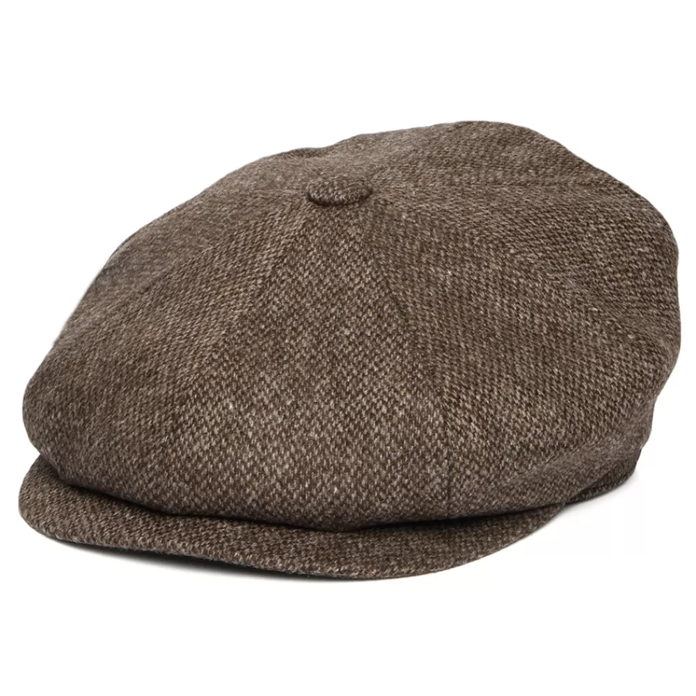 Casquettes Plates | Chapeaux Hiver^City Sport Casquette Gavroche en Laine Mérinos marron