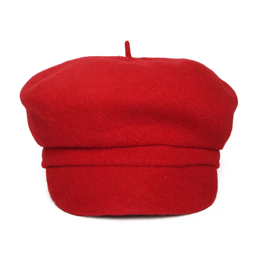 Chapeaux Hiver | Chapeaux Femme^Whiteley Casquette Gavroche en Laine Vanessa groseille