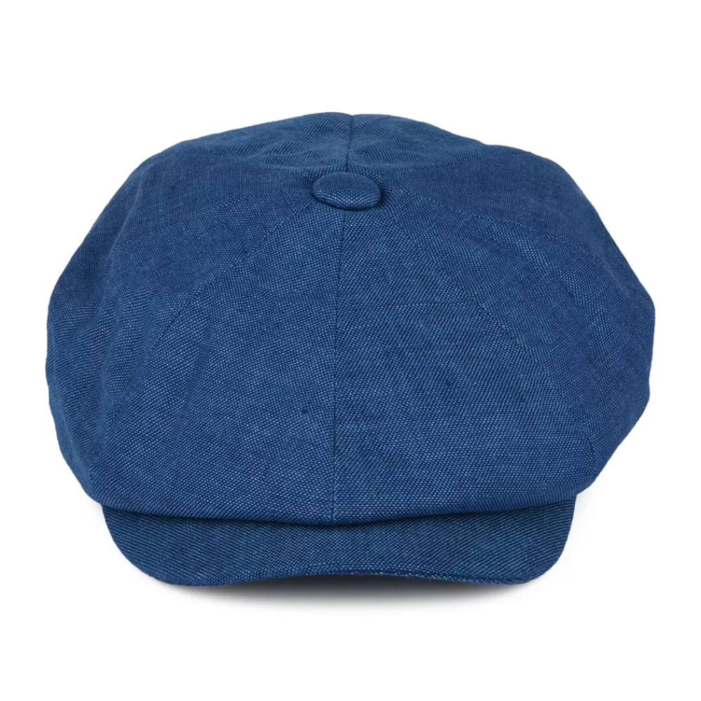 Casquettes Plates | Casquettes Femme^Failsworth Casquette Gavroche en Lin Alfie bleu