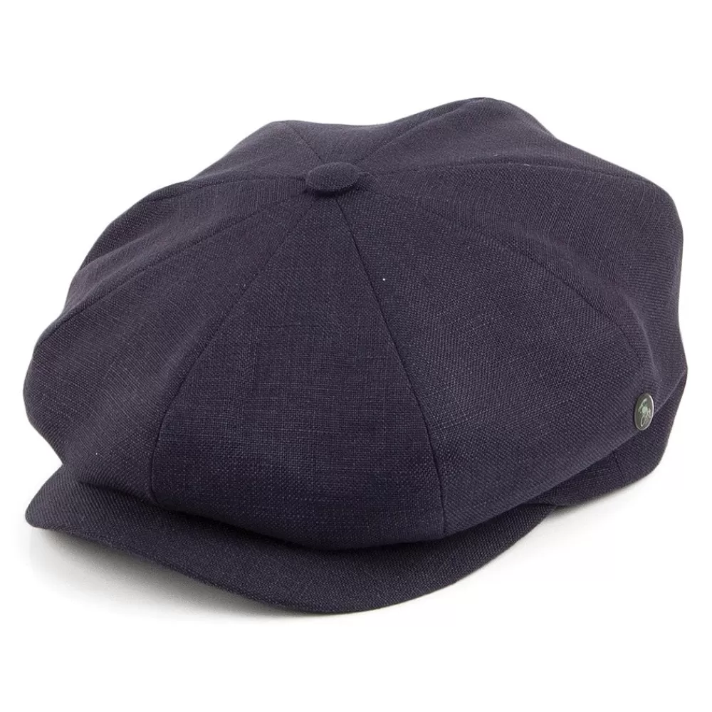 Casquettes Plates | Casquettes Femme^City Sport Casquette Gavroche en Lin bleu marine