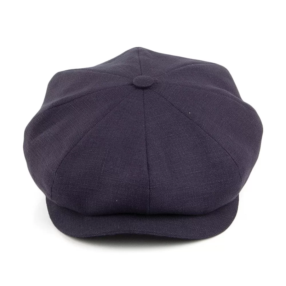 Casquettes Plates | Casquettes Femme^City Sport Casquette Gavroche en Lin bleu marine
