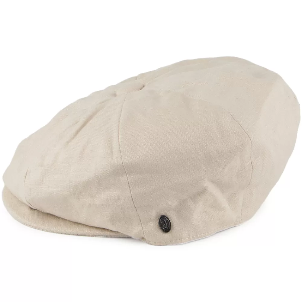 Casquettes Plates | Grandes Tailles^Jaxon & James Casquette Gavroche en Lin naturel JAXON & JAMES