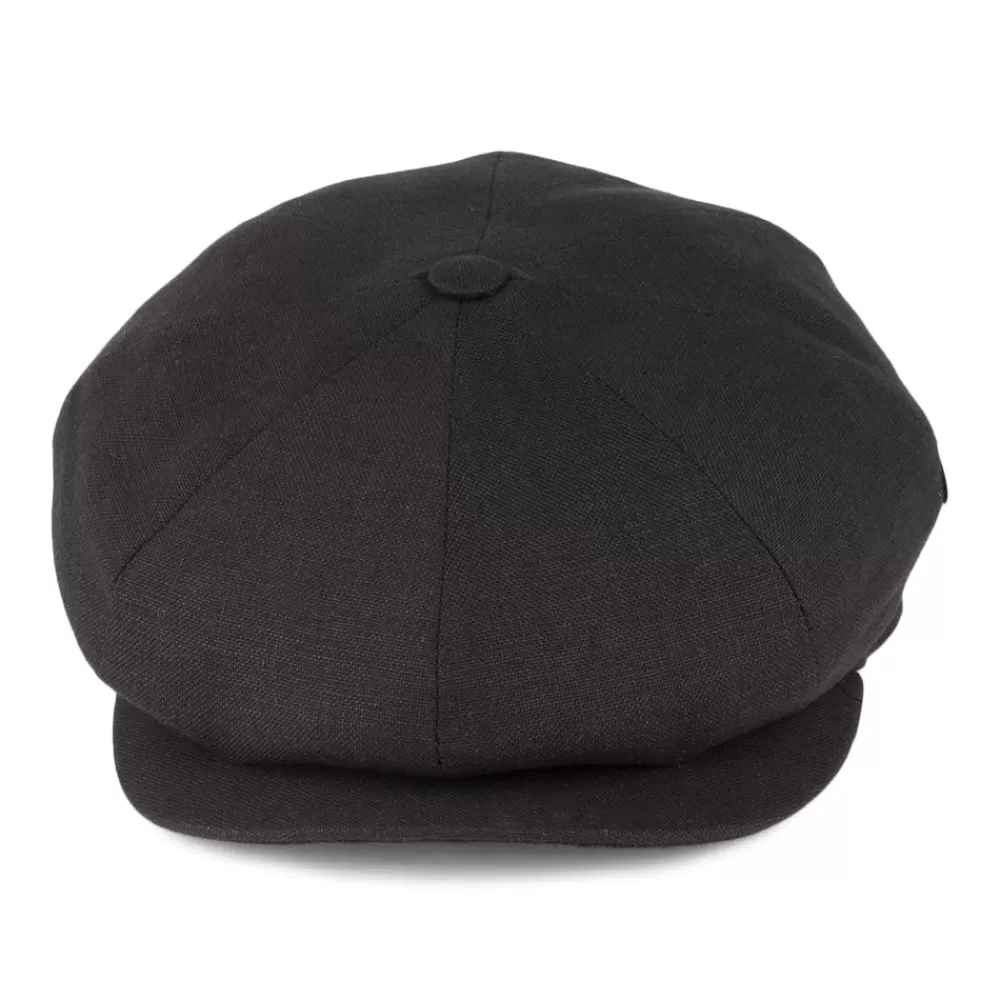 Casquettes Plates | Casquettes Femme^City Sport Casquette Gavroche en Lin noir