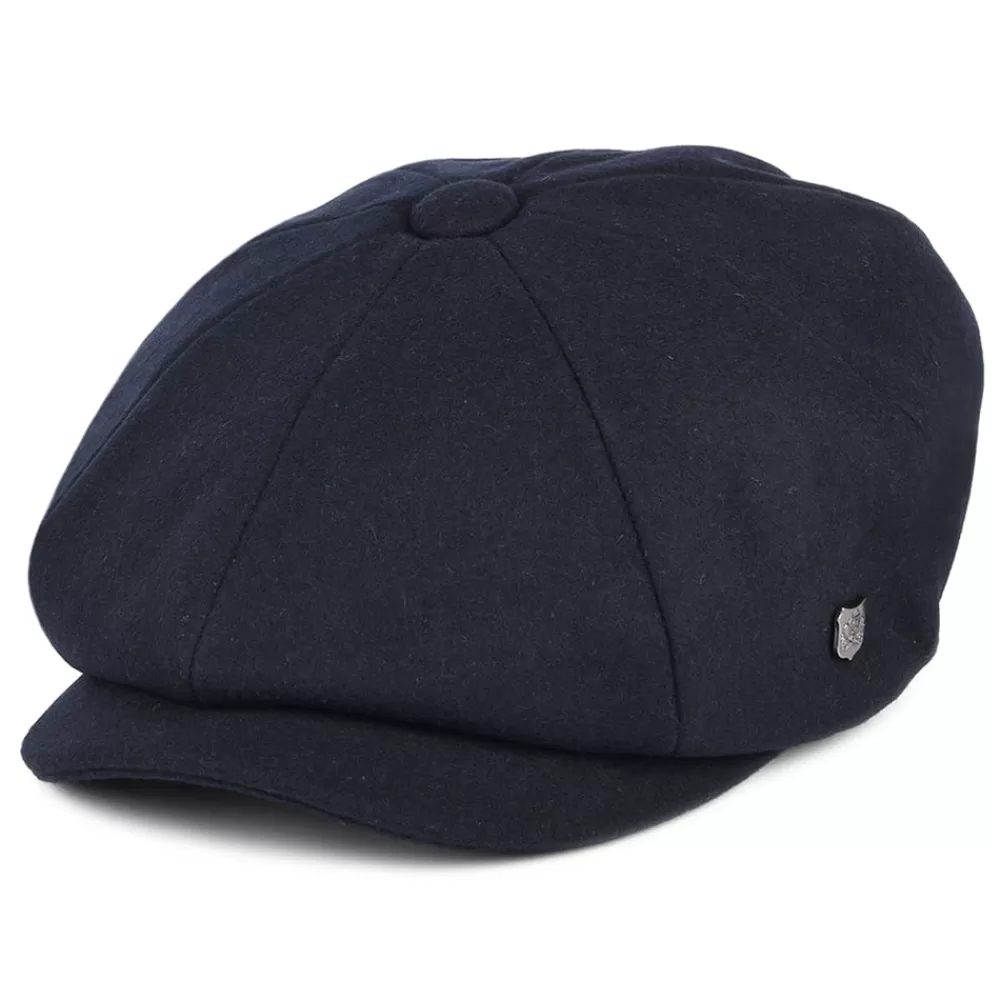 Casquettes Plates | Casquettes Femme^Failsworth Casquette Gavroche en Melton Alfie bleu marine