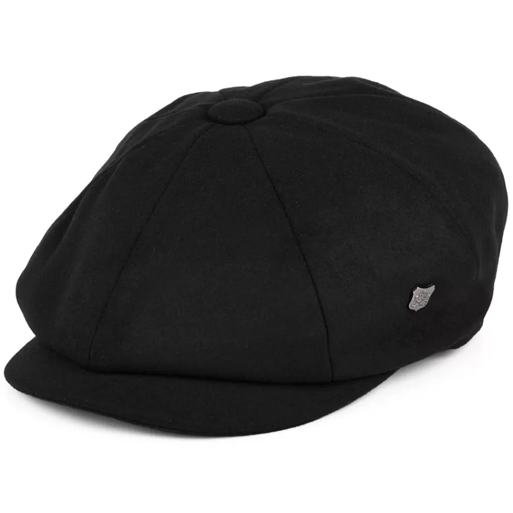 Casquettes Plates | Casquettes Femme^Failsworth Casquette Gavroche en Melton Alfie noir