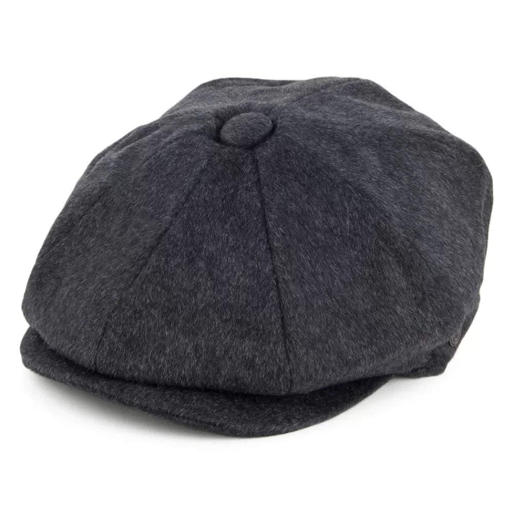Casquettes Plates | Casquettes Femme^Jaxon & James Casquette Gavroche en Pure Laine Harlem anthracite JAXON & JAMES