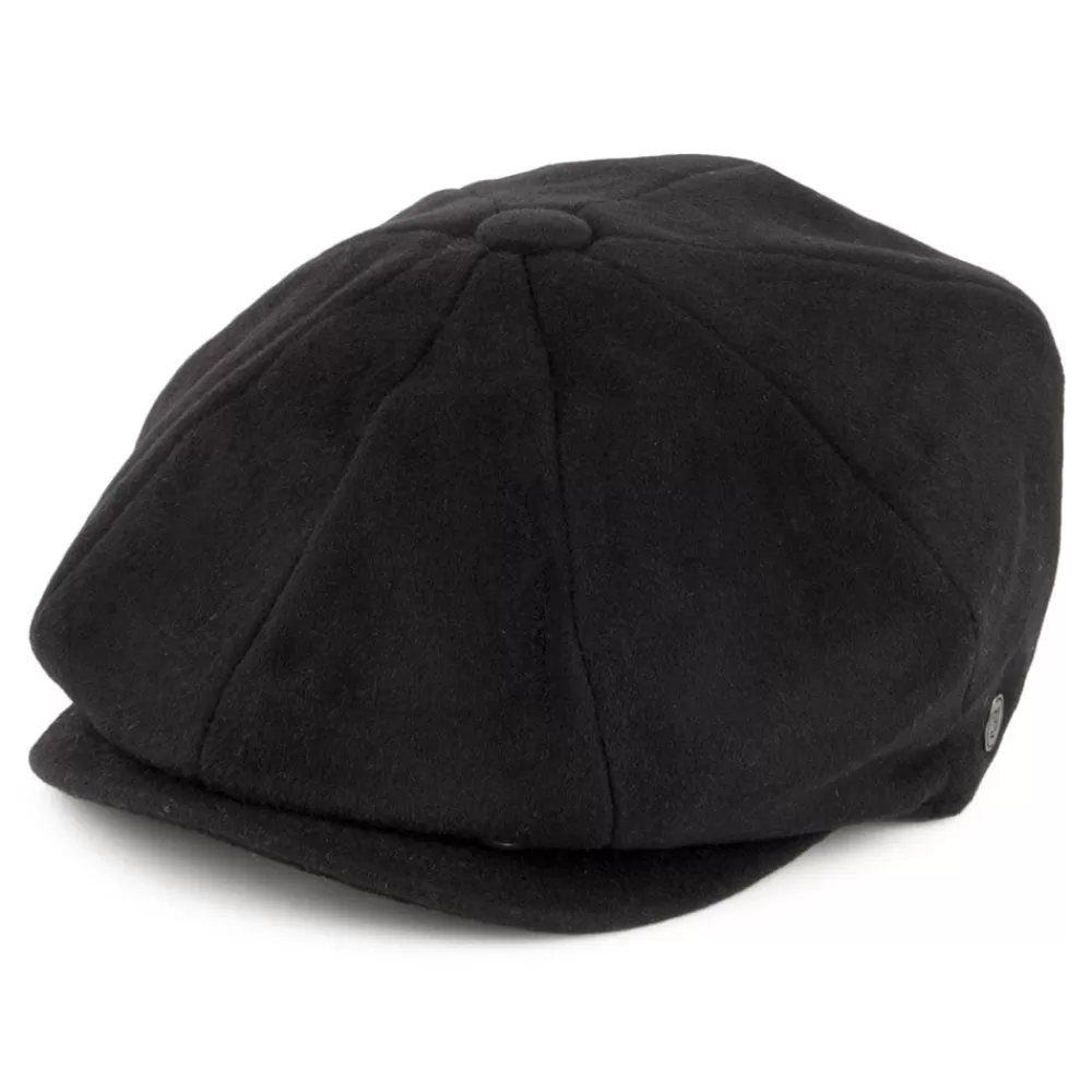Casquettes Plates | Casquettes Femme^Jaxon & James Casquette Gavroche en Pure Laine Harlem noir JAXON & JAMES