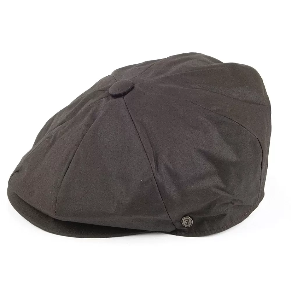 Chapeaux De Pluie | Casquettes Plates^Jaxon & James Casquette Gavroche en Toile Cirée marron JAXON & JAMES