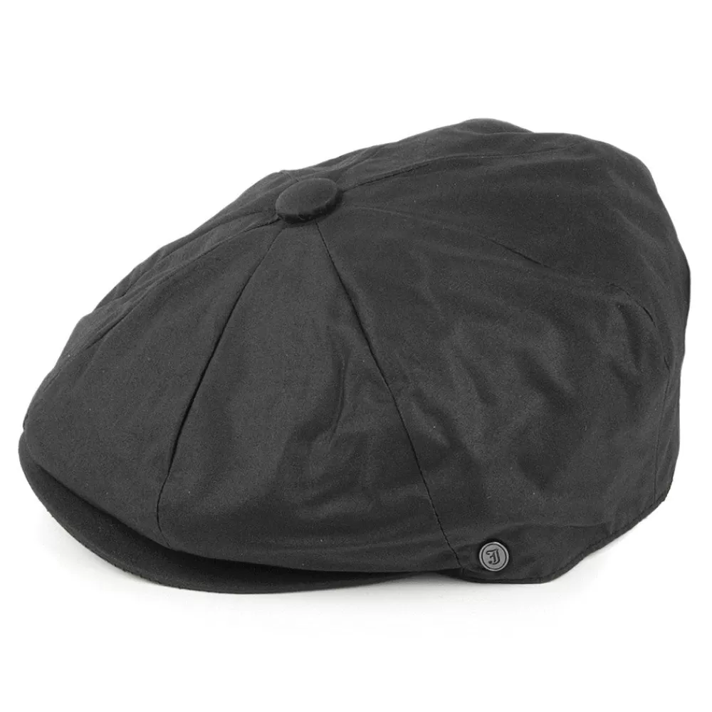 Chapeaux De Pluie | Casquettes Plates^Jaxon & James Casquette Gavroche en Toile Cirée noir JAXON & JAMES