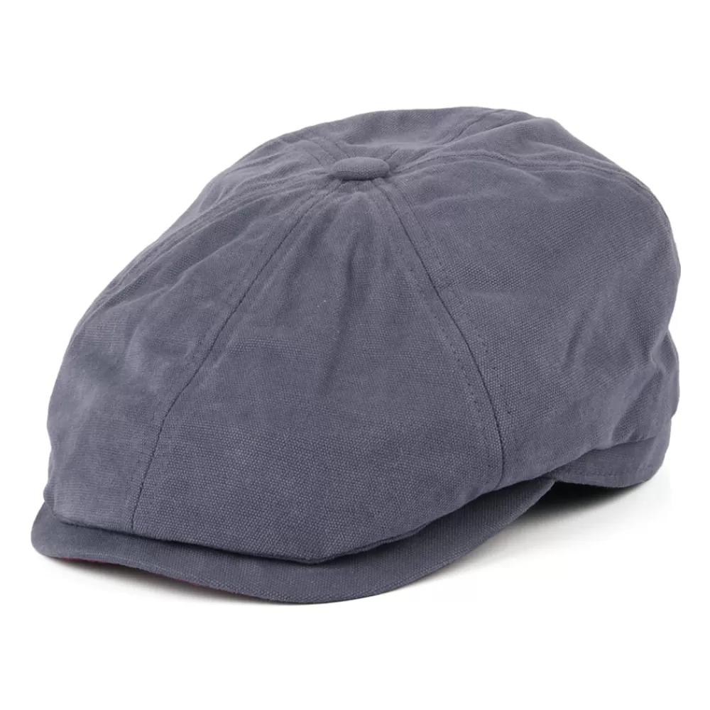 Casquettes Plates | Casquettes Plates^Failsworth Casquette Gavroche en Toile de Coton Hudson ardoise-brique