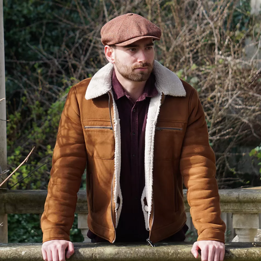 Casquettes Plates | Chapeaux Hiver^Jaxon & James Casquette Gavroche en Tweed du Donegal Hillcourt automne JAXON & JAMES