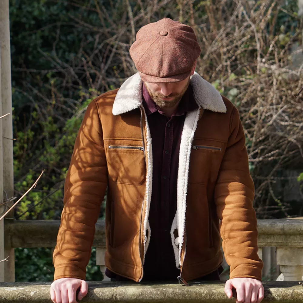 Casquettes Plates | Chapeaux Hiver^Jaxon & James Casquette Gavroche en Tweed du Donegal Hillcourt automne JAXON & JAMES