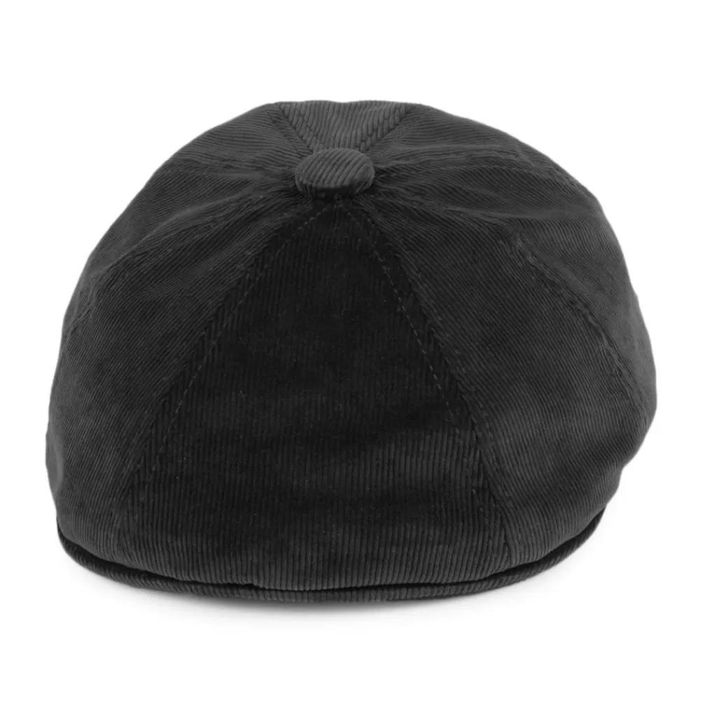 Casquettes Plates | Casquettes Femme^Kangol Casquette Gavroche en Velours Côtelé Hawker noir