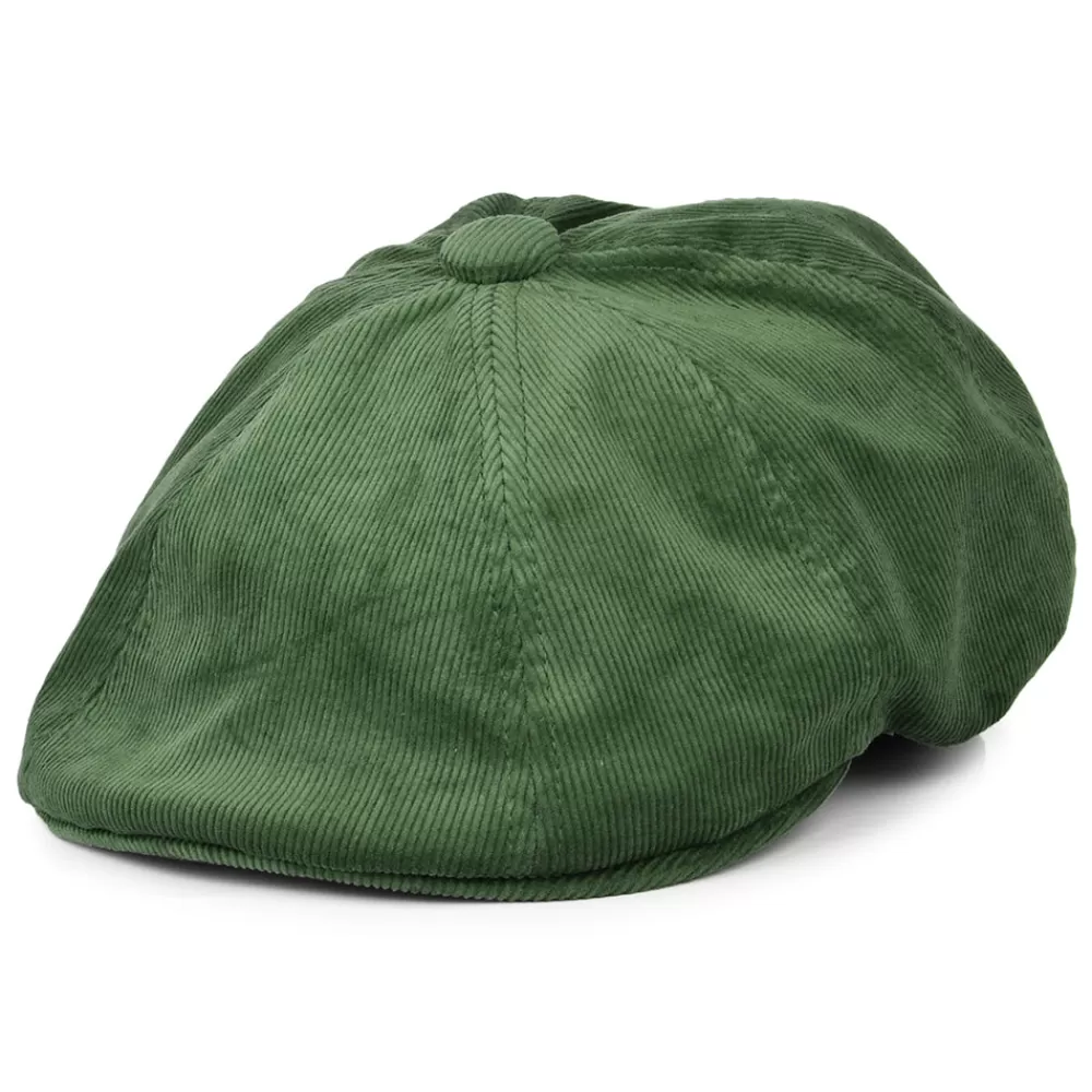 Casquettes Plates | Casquettes Femme^Kangol Casquette Gavroche en Velours Côtelé Hawker olive