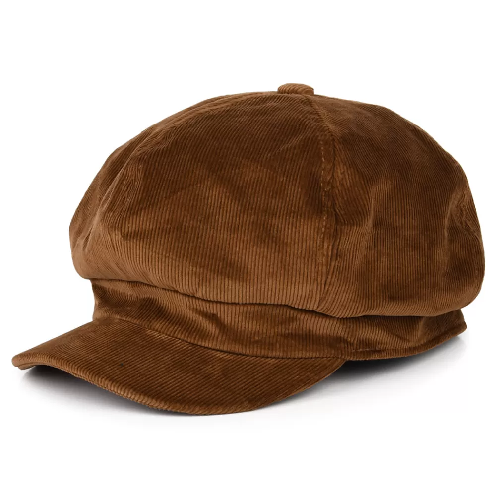 Casquettes Plates | Casquettes Plates^Kangol Casquette Gavroche en Velours Côtelé marron
