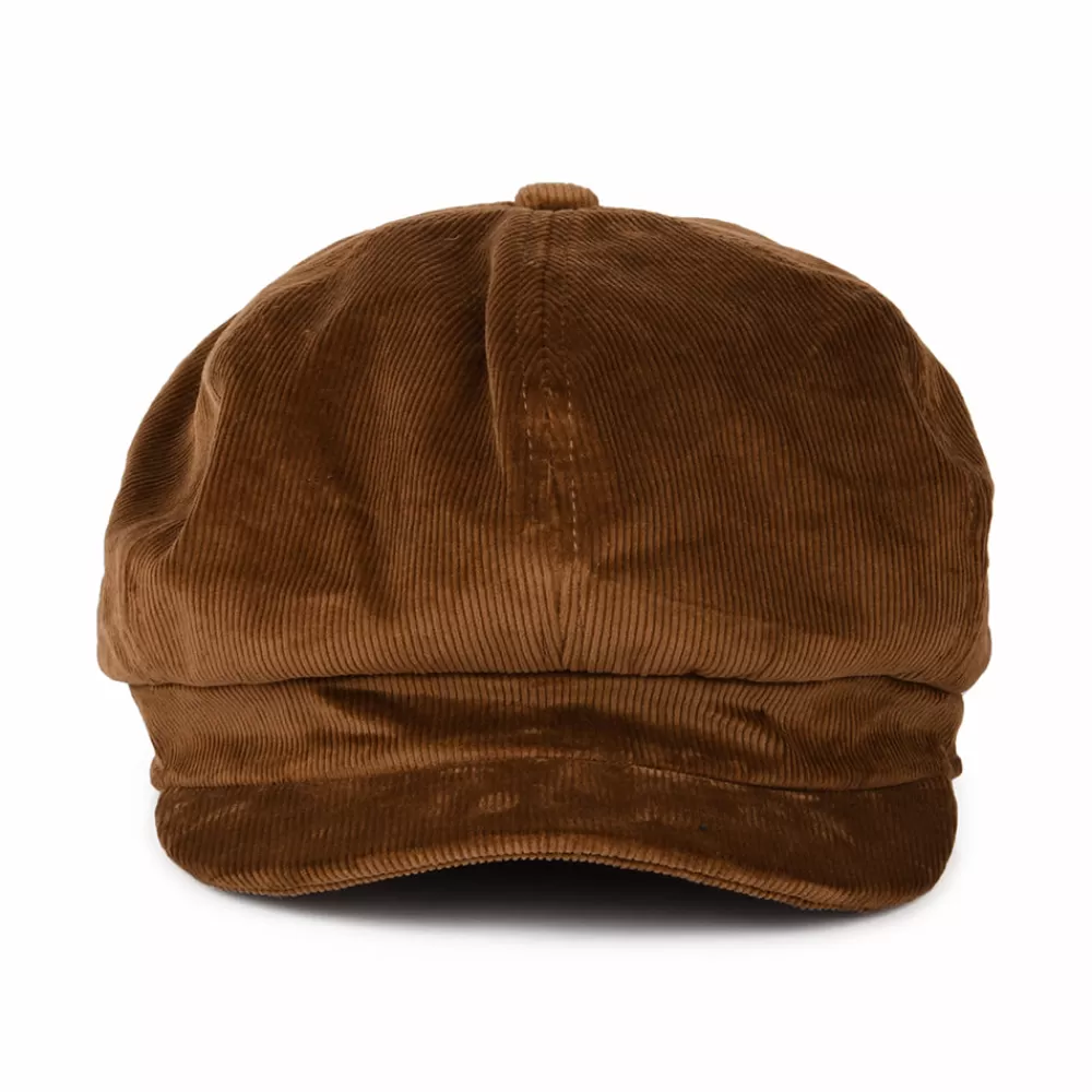 Casquettes Plates | Casquettes Plates^Kangol Casquette Gavroche en Velours Côtelé marron
