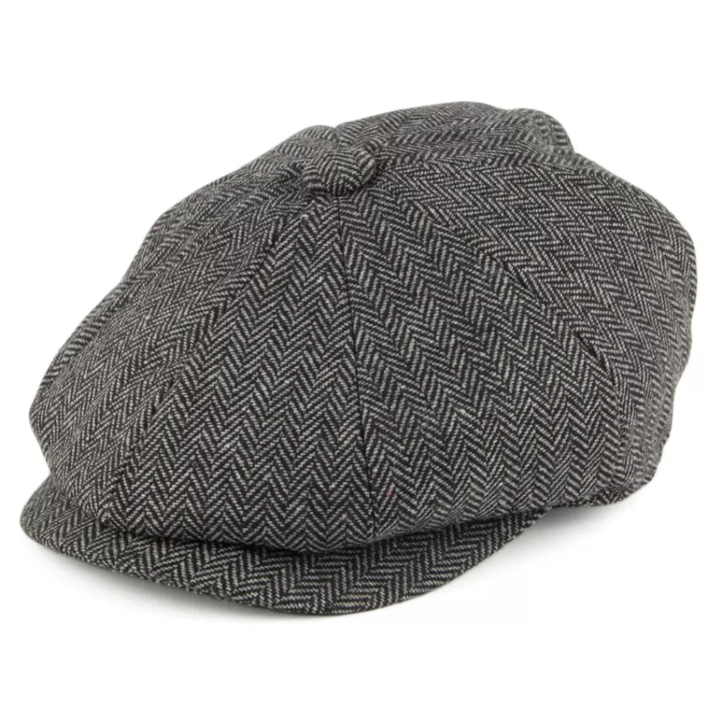 Garçons | Casquettes Gavroche^Jaxon & James Casquette Gavroche Enfant à Chevrons anthracite JAXON & JAMES