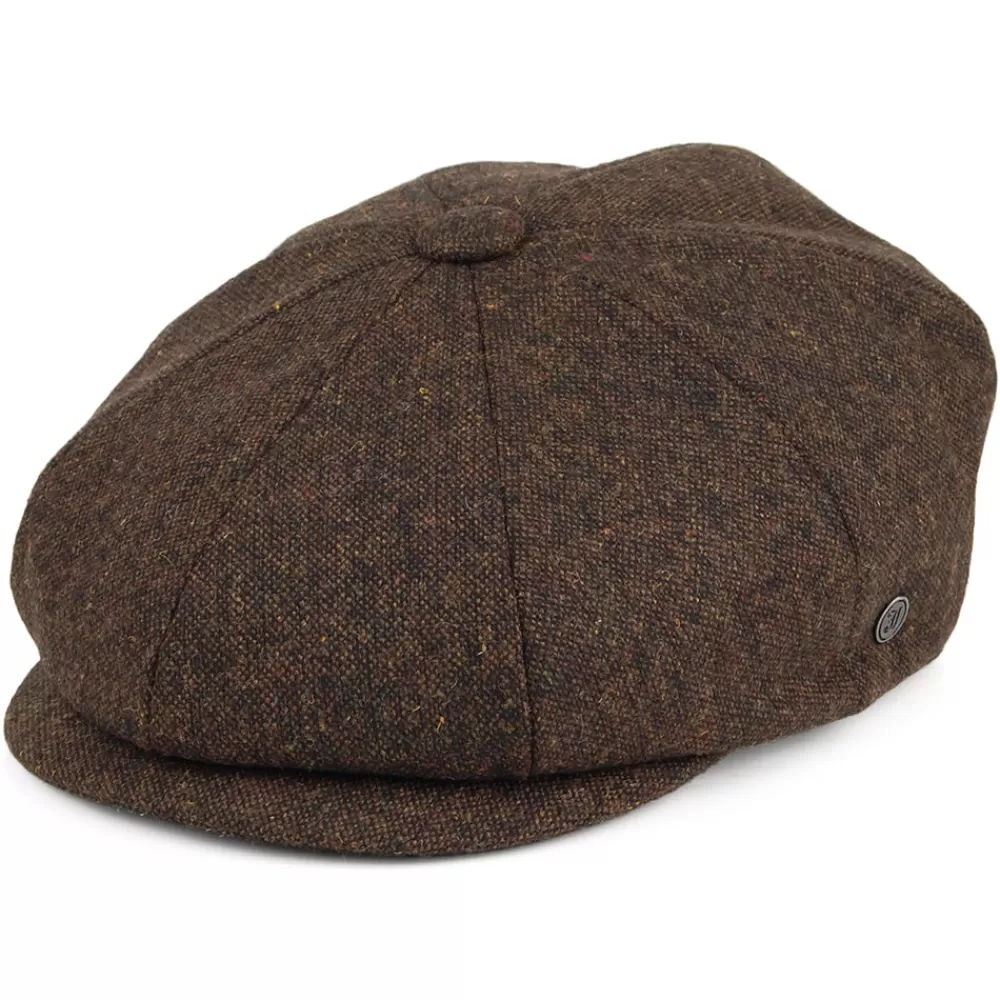 Casquettes Plates | Grandes Tailles^Jaxon & James Casquette Gavroche Falconbrook marron JAXON & JAMES