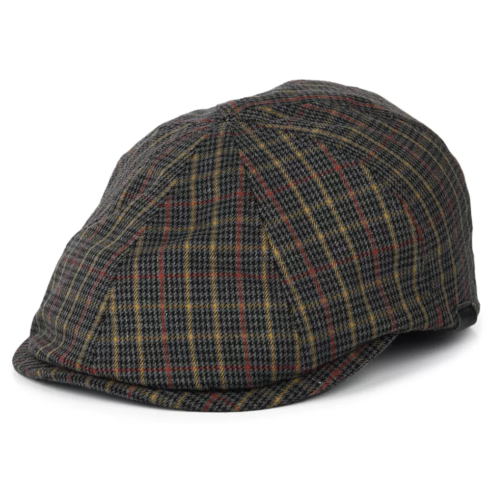 Casquettes Plates | Casquettes Plates^Kangol Casquette Gavroche Flexfit à Carreaux panaché de gris