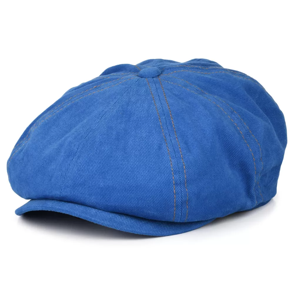 Casquettes Plates | Casquettes Plates^Kangol Casquette Gavroche Heavy Washed bleu