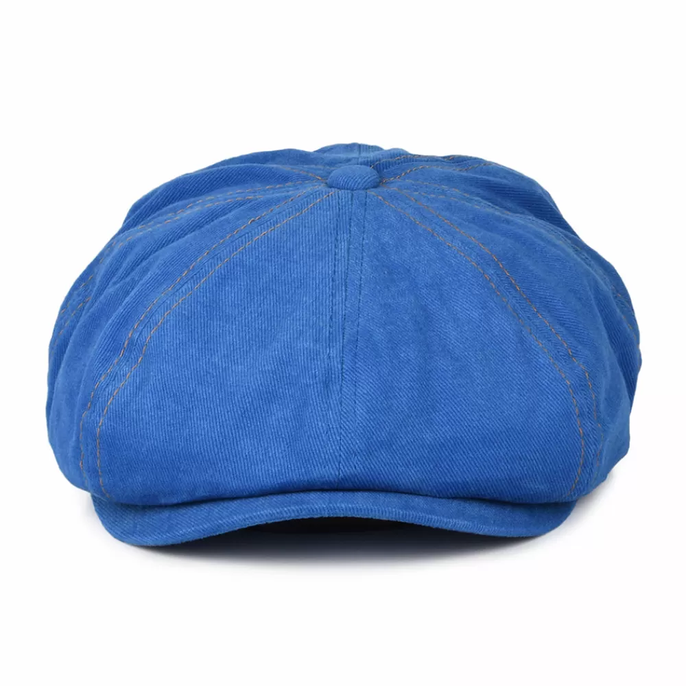 Casquettes Plates | Casquettes Plates^Kangol Casquette Gavroche Heavy Washed bleu