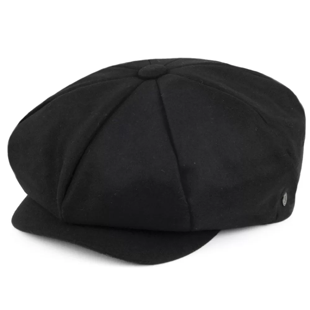Casquettes Plates | Casquettes Femme^Jaxon & James Casquette Gavroche La Grosse Pomme noir JAXON & JAMES