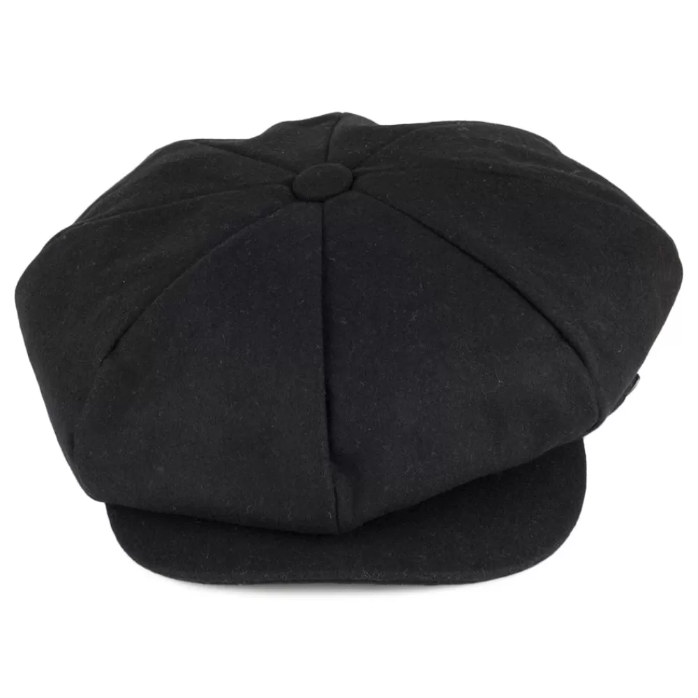 Casquettes Plates | Casquettes Femme^Jaxon & James Casquette Gavroche La Grosse Pomme noir JAXON & JAMES
