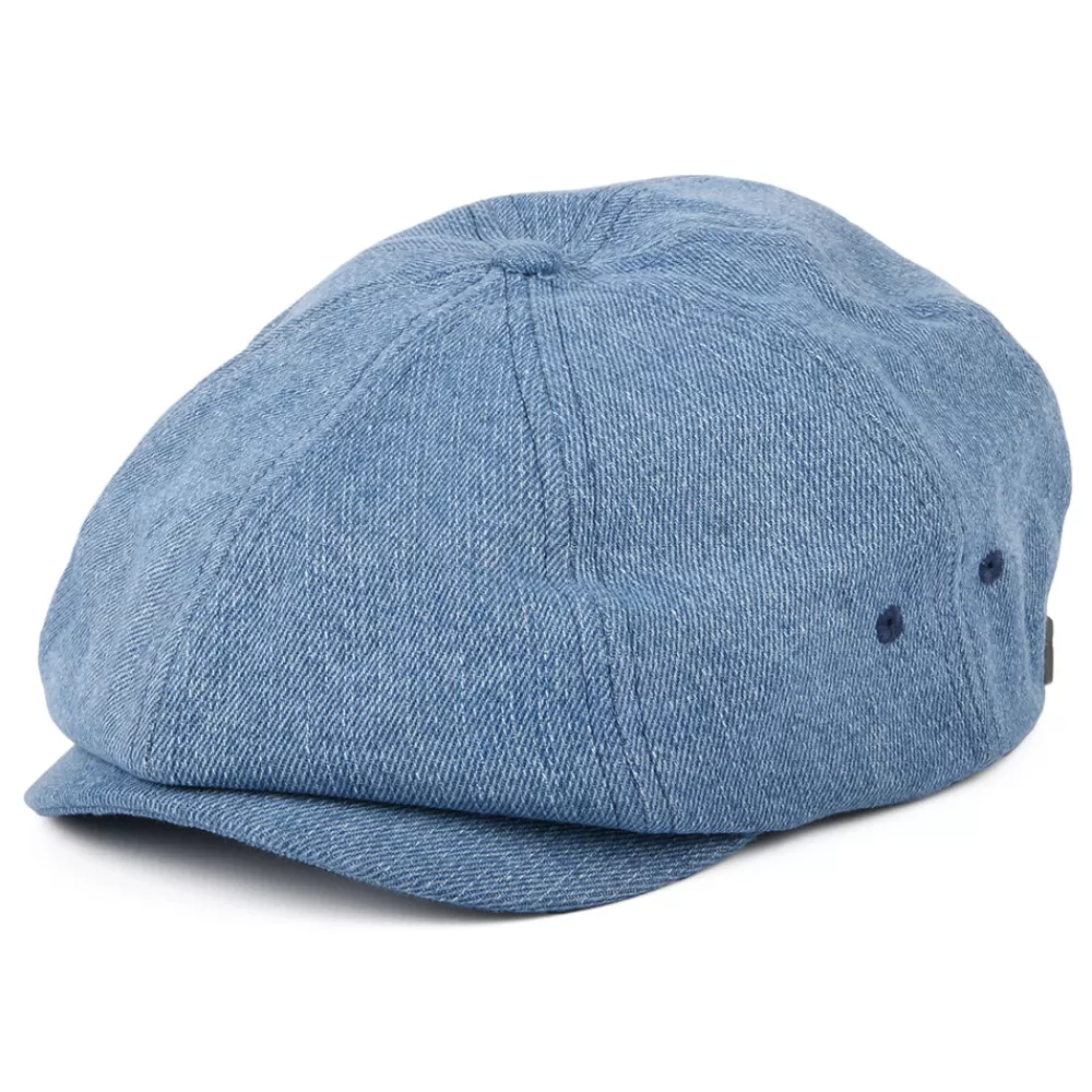 Casquettes Plates | Casquettes Plates^Brixton Casquette Gavroche Lègere Brood denim délavé
