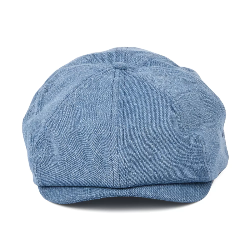 Casquettes Plates | Casquettes Plates^Brixton Casquette Gavroche Lègere Brood denim délavé