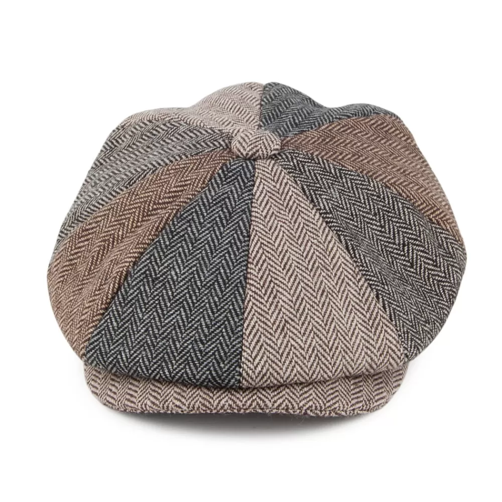 Casquettes Plates | Casquettes Femme^Jaxon & James Casquette Gavroche Patch à Chevrons multicolore JAXON & JAMES