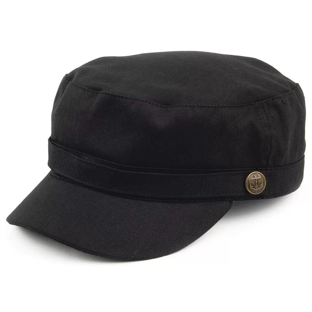 Casquettes Militaires | Casquettes Homme^Jaxon & James Casquette Militaire à Chevrons noir JAXON & JAMES