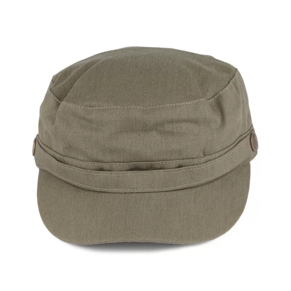 Casquettes Militaires | Casquettes Homme^Jaxon & James Casquette Militaire à Chevrons olive JAXON & JAMES