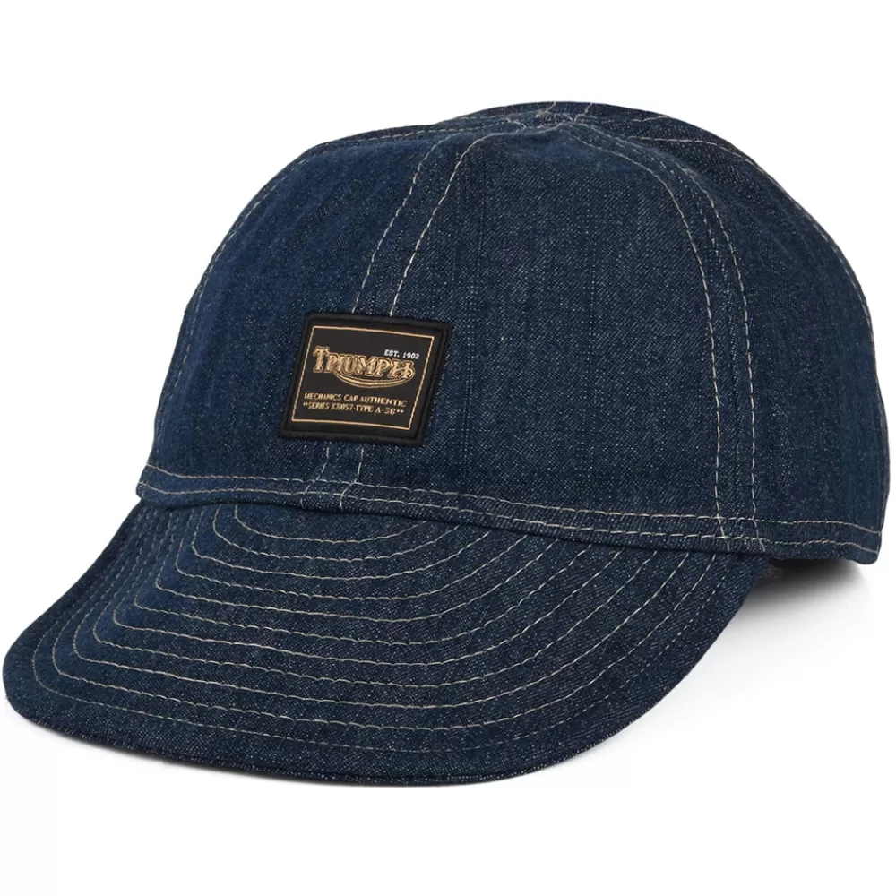 Casquettes De Baseball | Casquettes Homme^Triumph Motorcycles Casquette Militaire en Coton Oilys denim