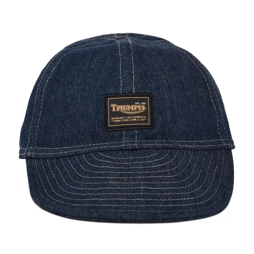 Casquettes De Baseball | Casquettes Homme^Triumph Motorcycles Casquette Militaire en Coton Oilys denim