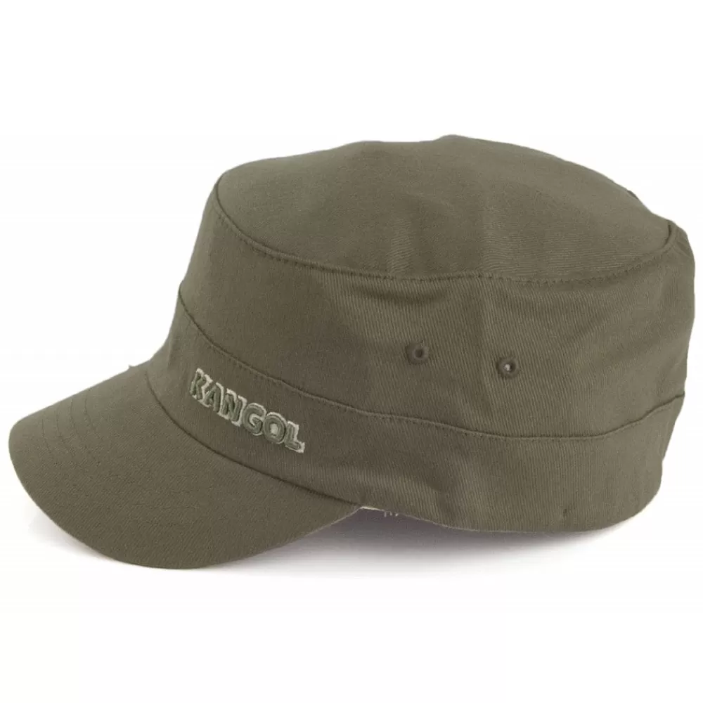 Casquettes Militaires | Casquettes Homme^Kangol Casquette Militaire en Coton Sergé vert