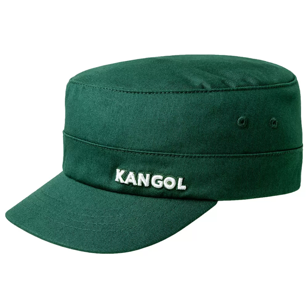 Casquettes Militaires | Casquettes Homme^Kangol Casquette Militaire en Coton Sergé vert sapin