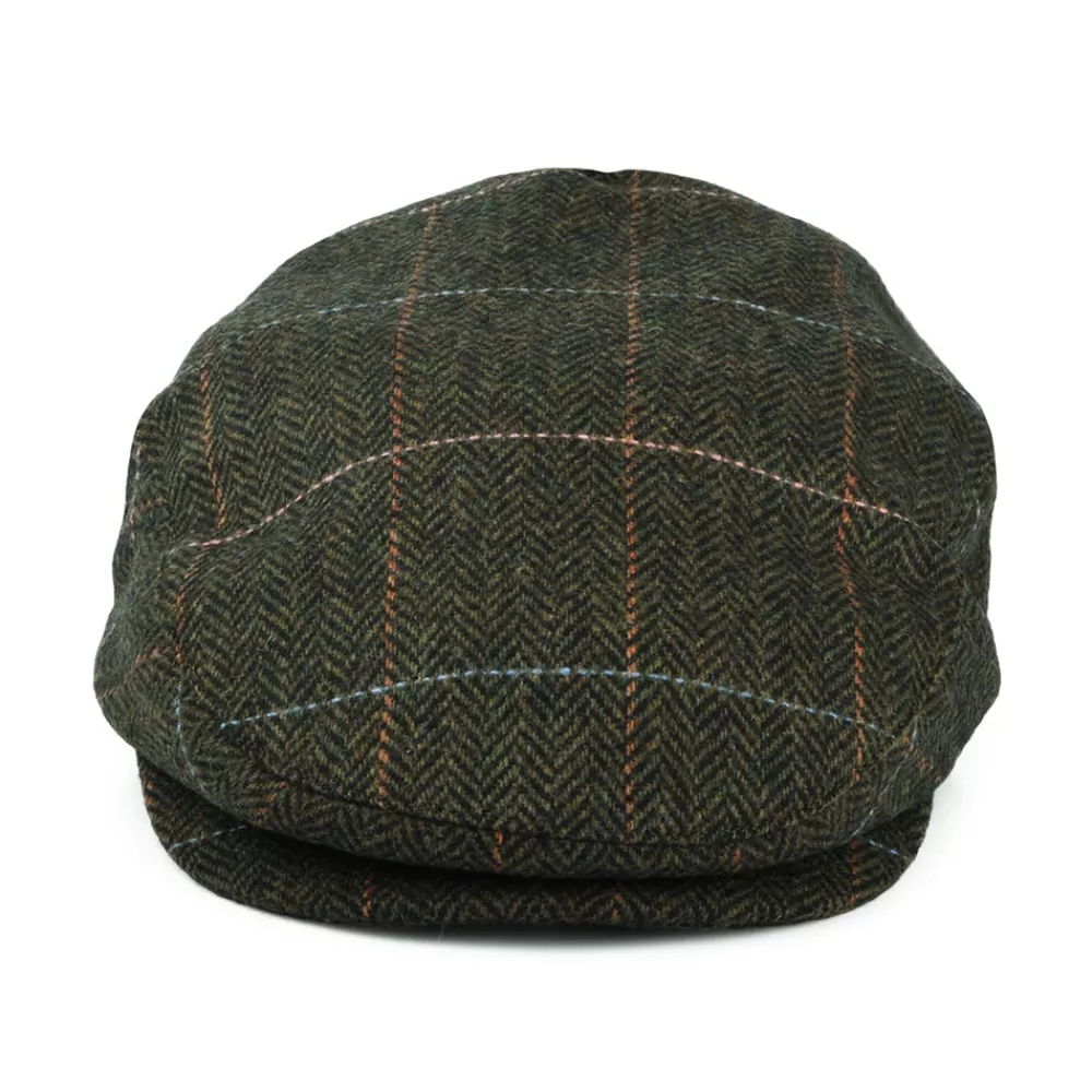 Casquettes Plates | Grandes Tailles^Brixton Casquette Plate à Carreaux et Chevrons Hooligan bronze-noir