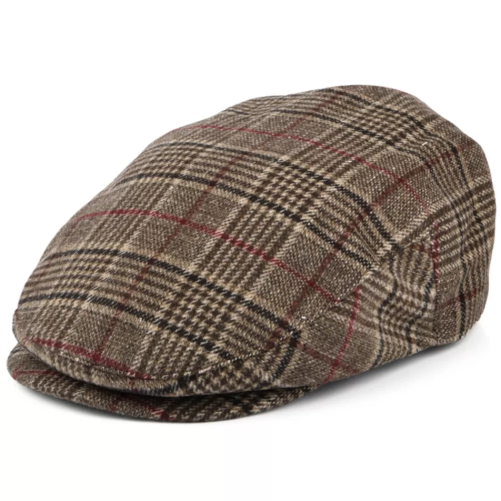 Casquettes Plates | Grandes Tailles^Brixton Casquette Plate à Carreaux Hooligan 20ème Anniversaire marron-multicolore