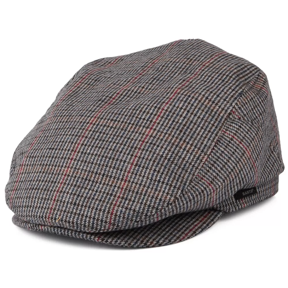 Casquettes Plates | Casquettes Plates^Barts Casquette Plate à Carreaux Oslo bleu marine