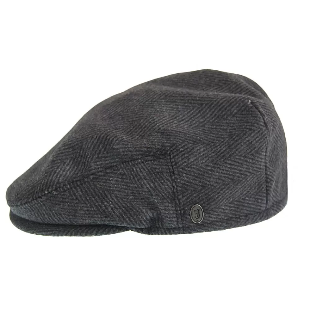 Casquettes Femme | Casquettes Plates^Jaxon & James Casquette Plate à Chevrons anthracite JAXON & JAMES