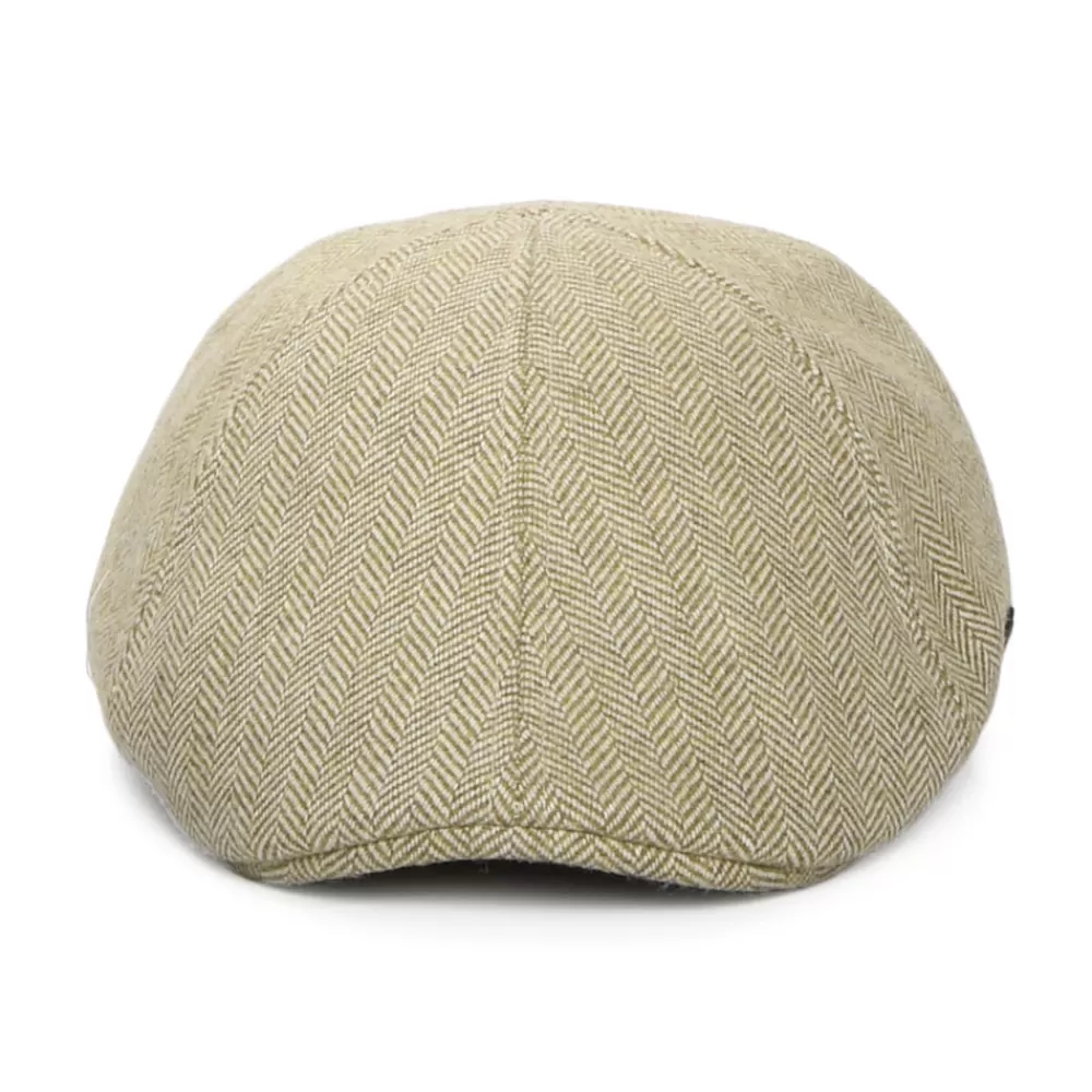 Casquettes Plates | Casquettes Plates^Barts Casquette Plate à Chevrons Bec-de-Canard Mr. Mitchell sable