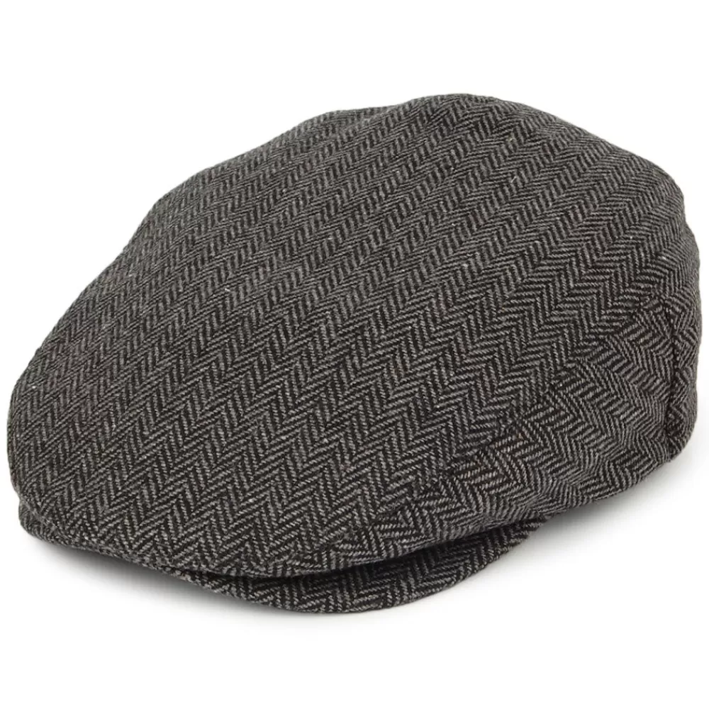 Casquettes Plates | Grandes Tailles^Brixton Casquette Plate à Chevrons Hooligan gris-noir